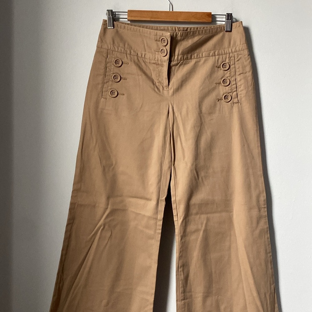 INC International Concepts women’s wide leg chino pants, Carmel color size 4